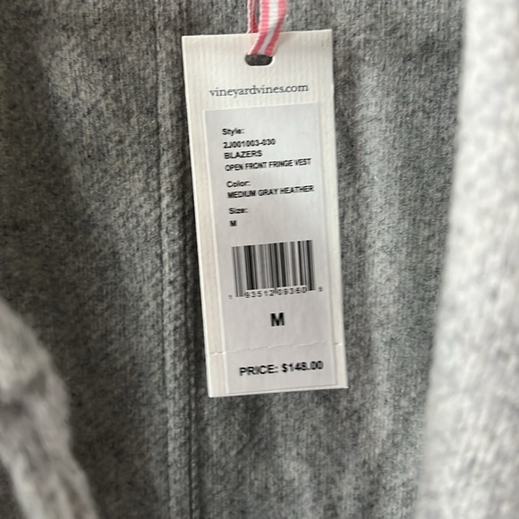 Vineyard Vines Wool Fringe Vest - Picture 4 of 5